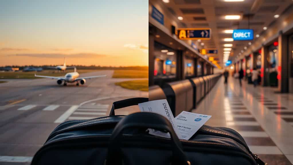 direct flight with scheduled stops