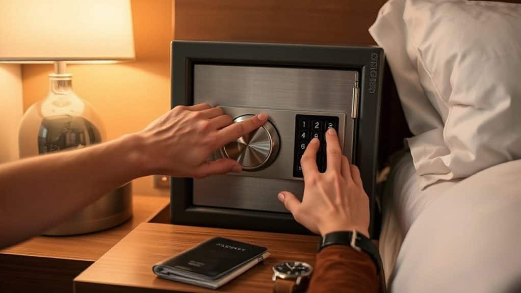 hotel safe codes default reset procedures