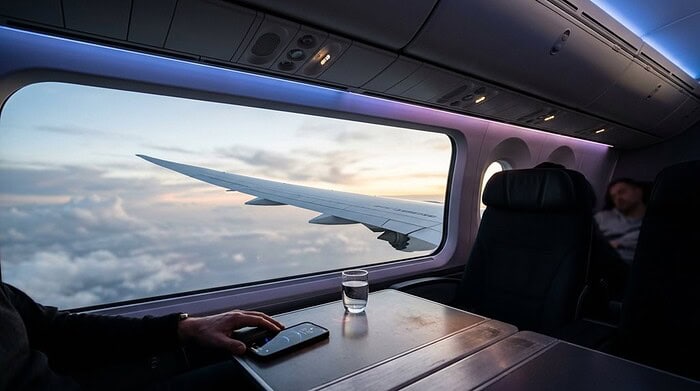 how airplane wifi works