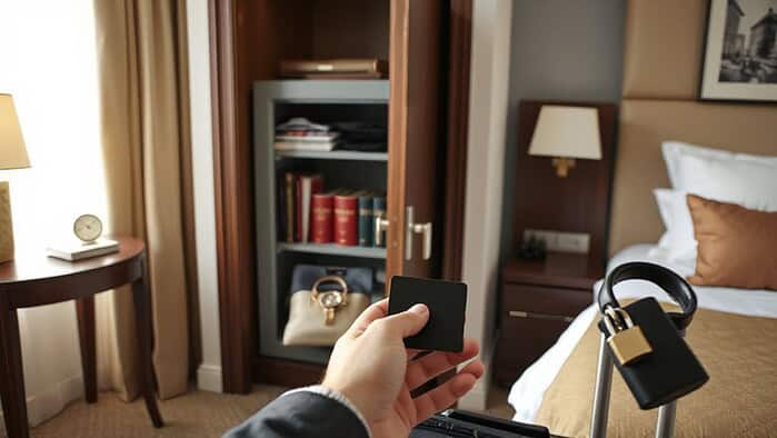 keep valuables safe in hotels