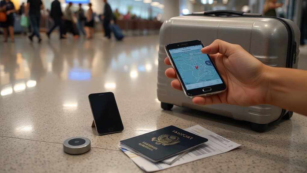 near real time baggage tracking
