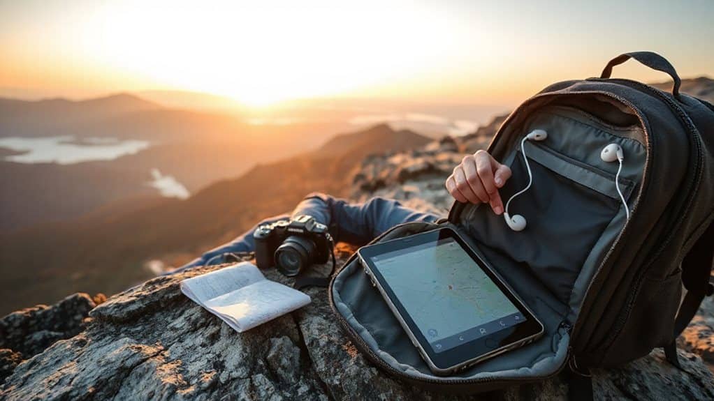 offline maps with pinned itinerary details