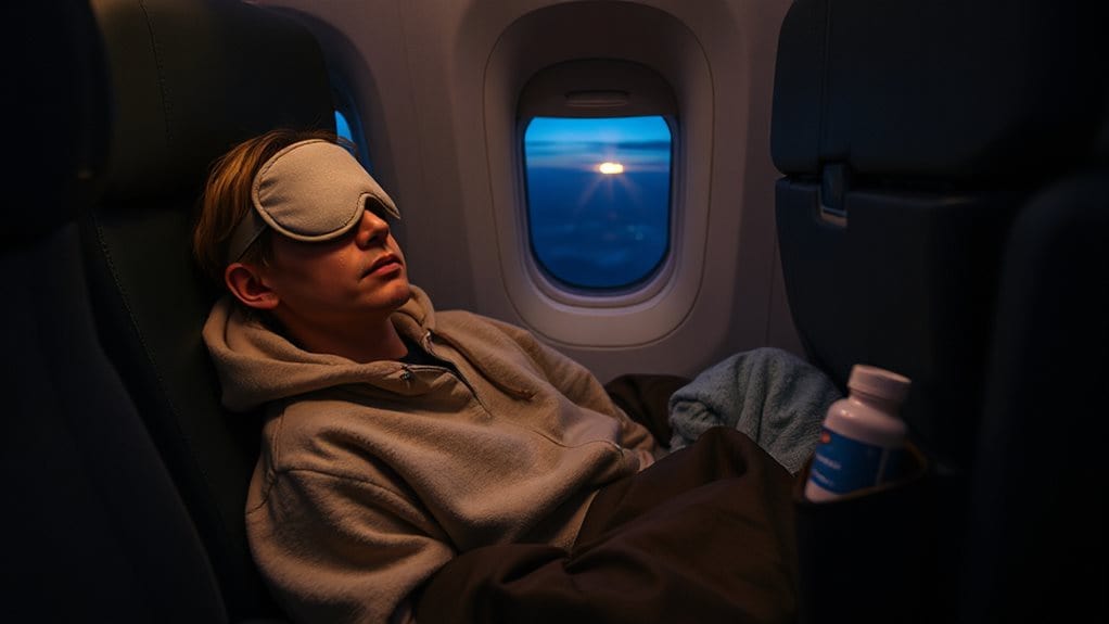optimal melatonin preflight timing