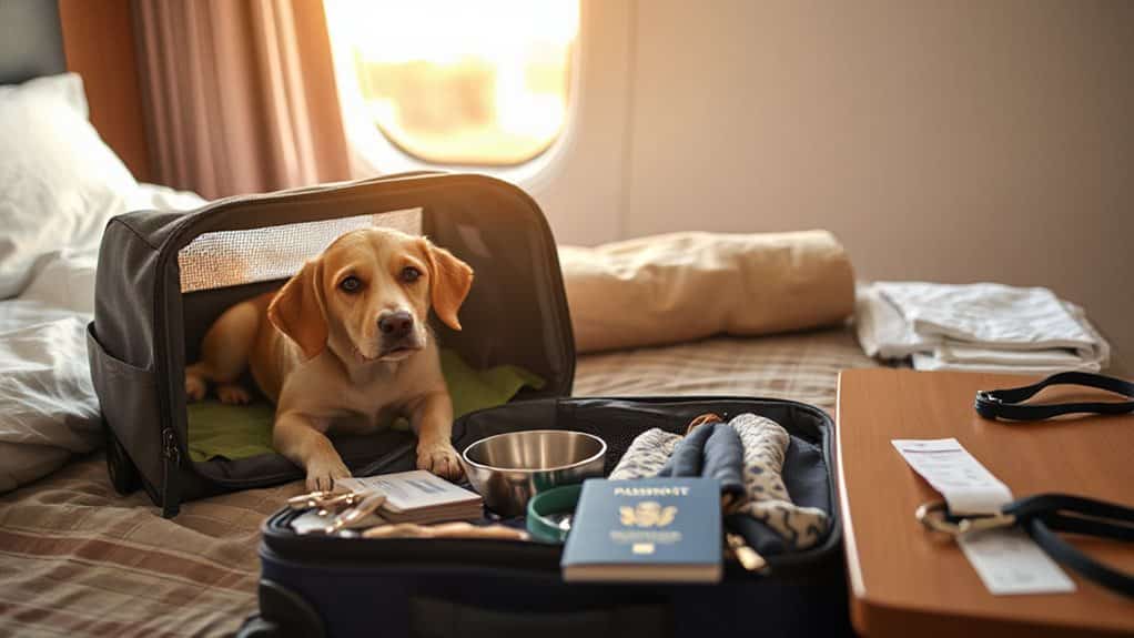 pet travel packing and protocols