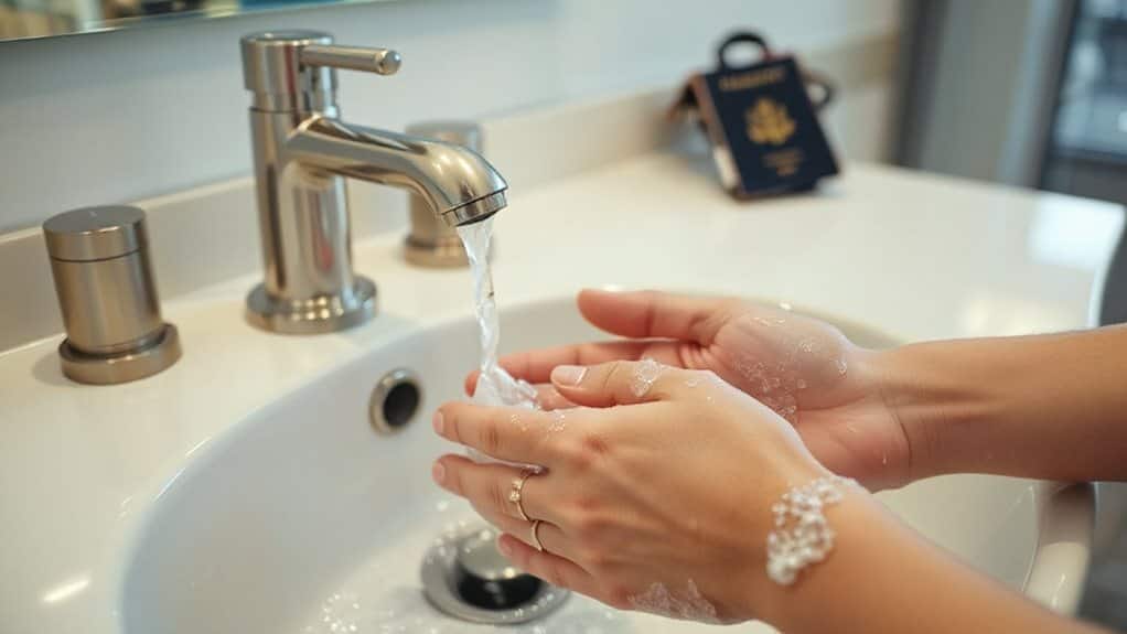 portable hand hygiene tips for travel safety