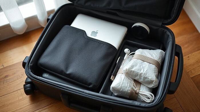 protect fragile electronics during travel