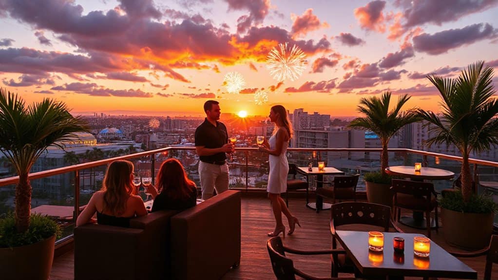 rooftop steakhouse with views