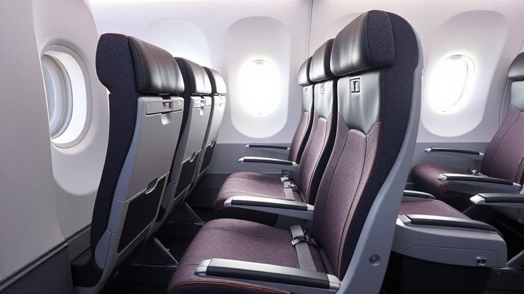 seat comfort window aisle legroom