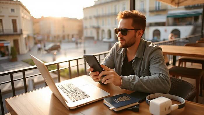 staying connected while abroad