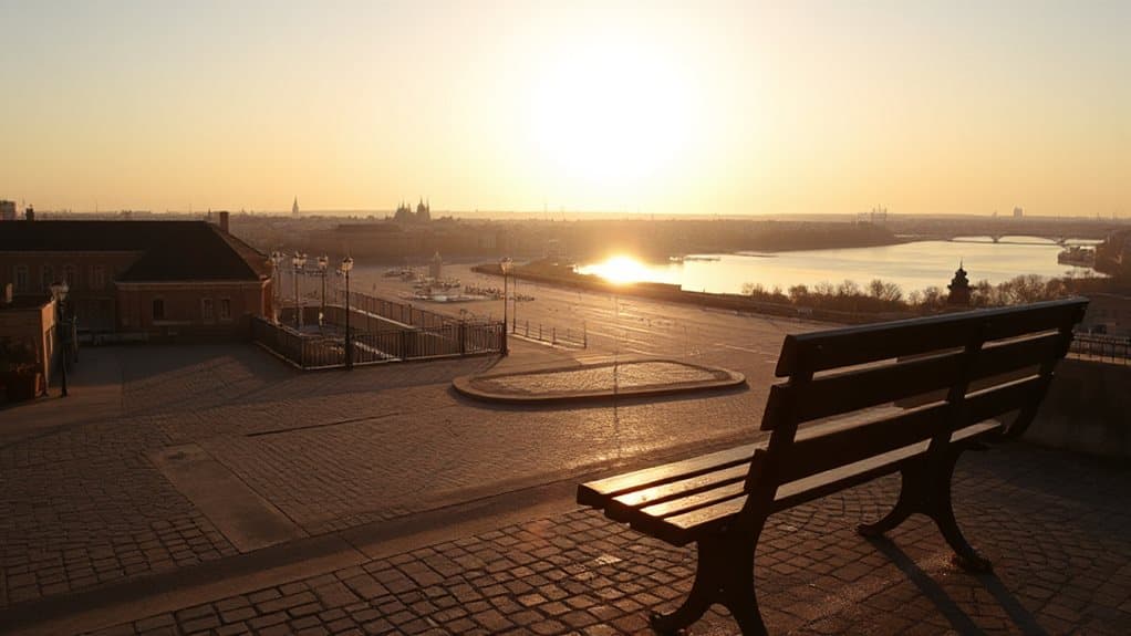 sunrise waits sunset linger crowds