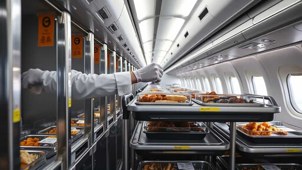 tracked first class and economy carts