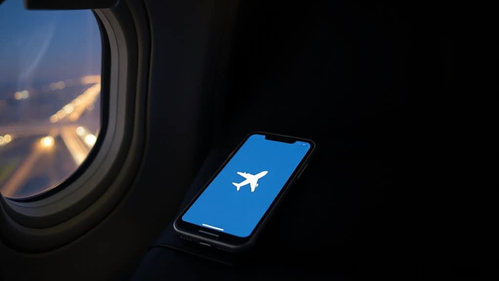 turn on airplane mode first
