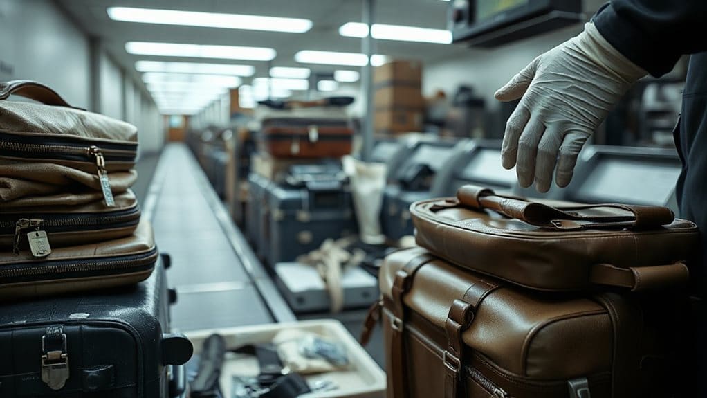 unclaimed baggage recycling sorting process