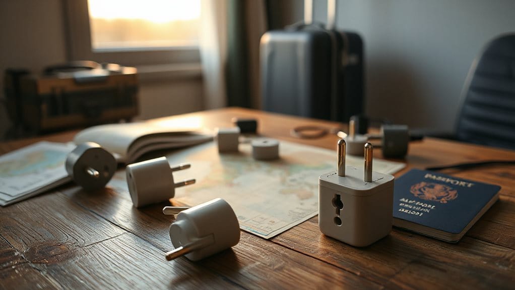 universal travel adapter with usb c pd