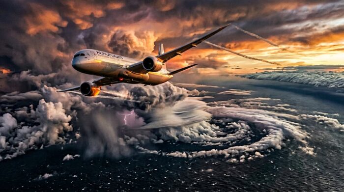 weather shapes flight routes