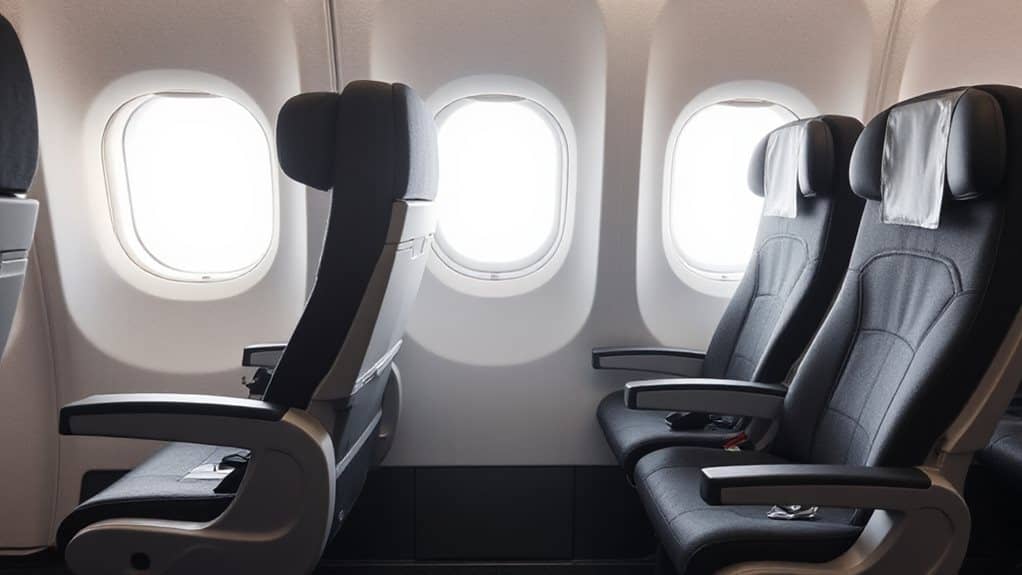 widebody legroom narrowbody tables