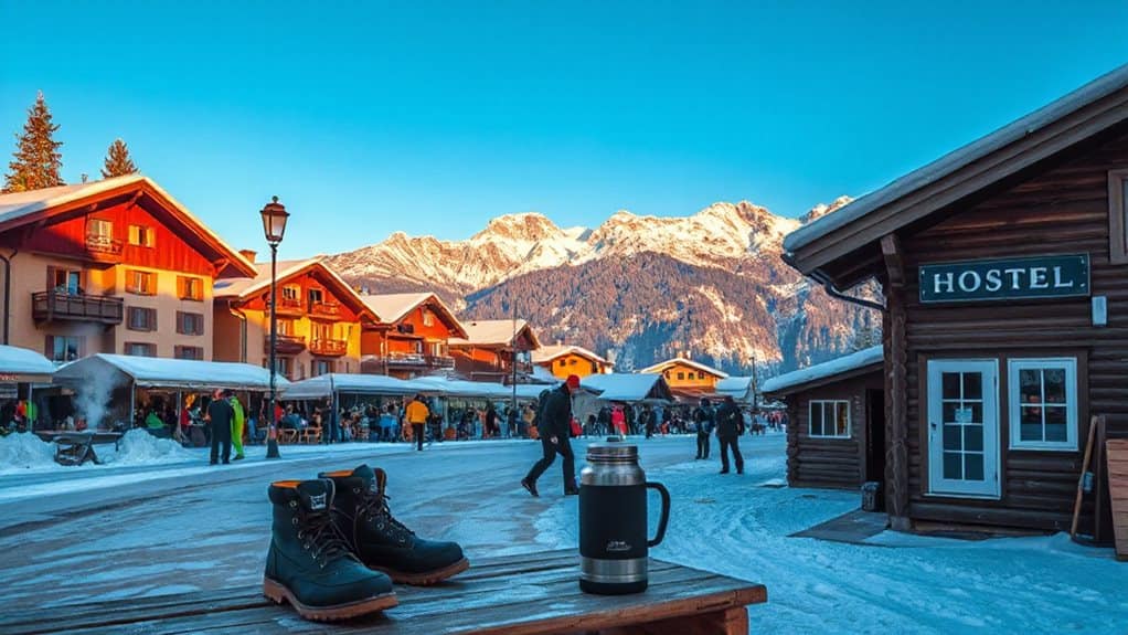 winter travel on a budget trains hostels markets