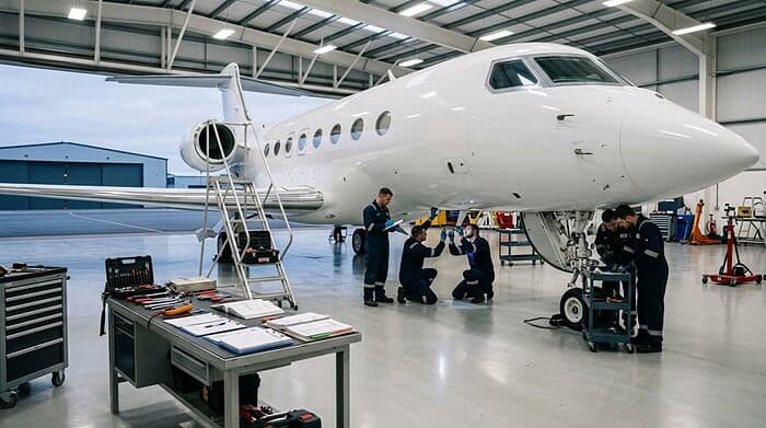 scheduled aircraft maintenance procedures