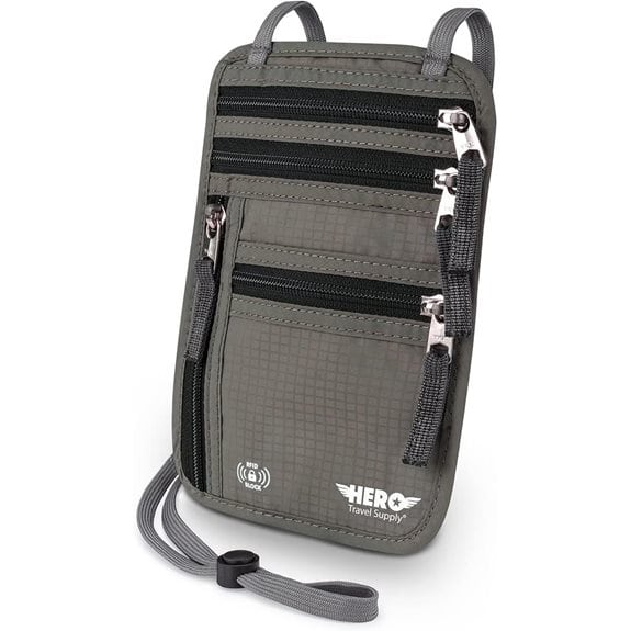 army grey rfid wallet