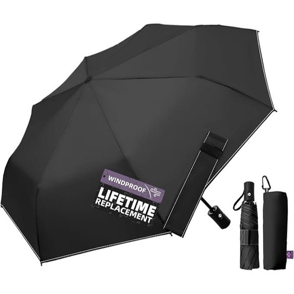 Travel Windproof Umbrella with Auto Open/Close