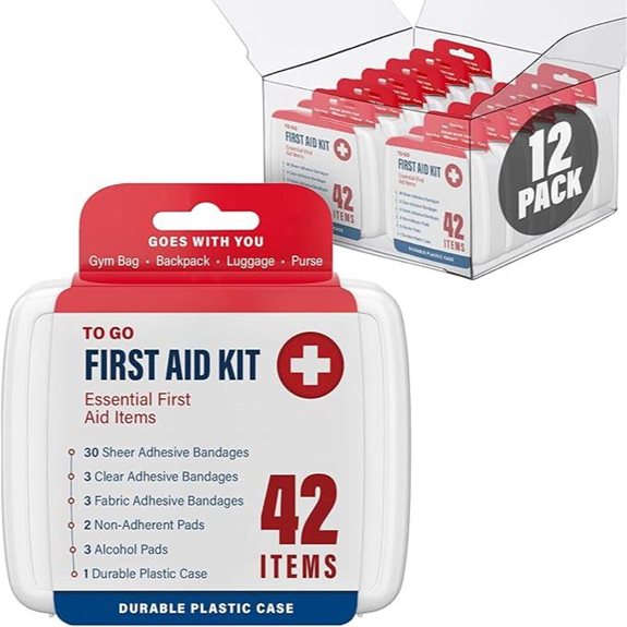 DecorRack 500-Piece First Aid Kit (12-Pack)
