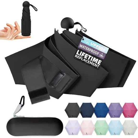 Travel Mini Umbrella with UV Rain Protection