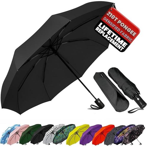 SIEPASA Compact Windproof Travel Umbrella