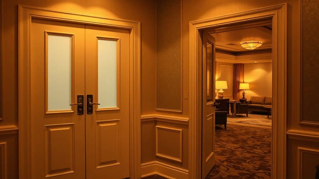 connecting vs adjoining rooms