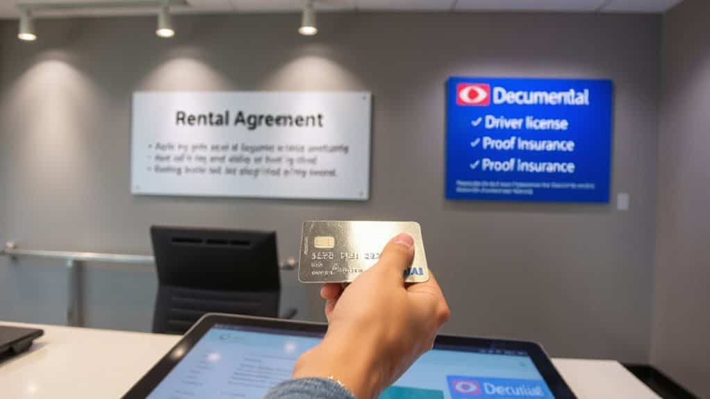 debit card rental requirements