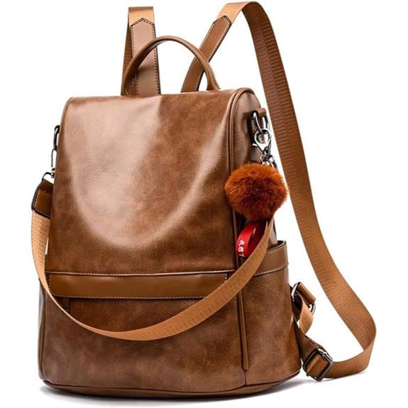 Cheruty Women's PU Leather Anti-theft Shoulder Bag