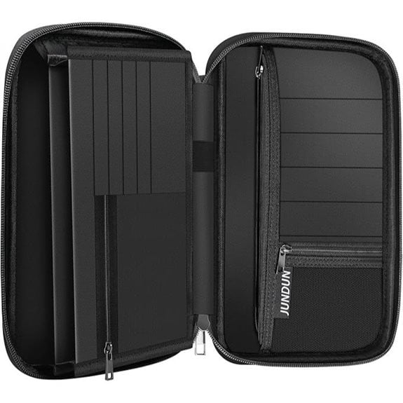 JUNDUN Fireproof RFID Passport & Document Organizer