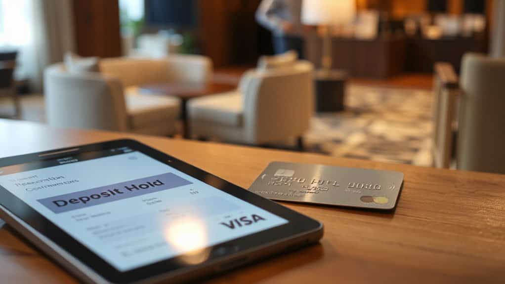 hotel deposit hold duration