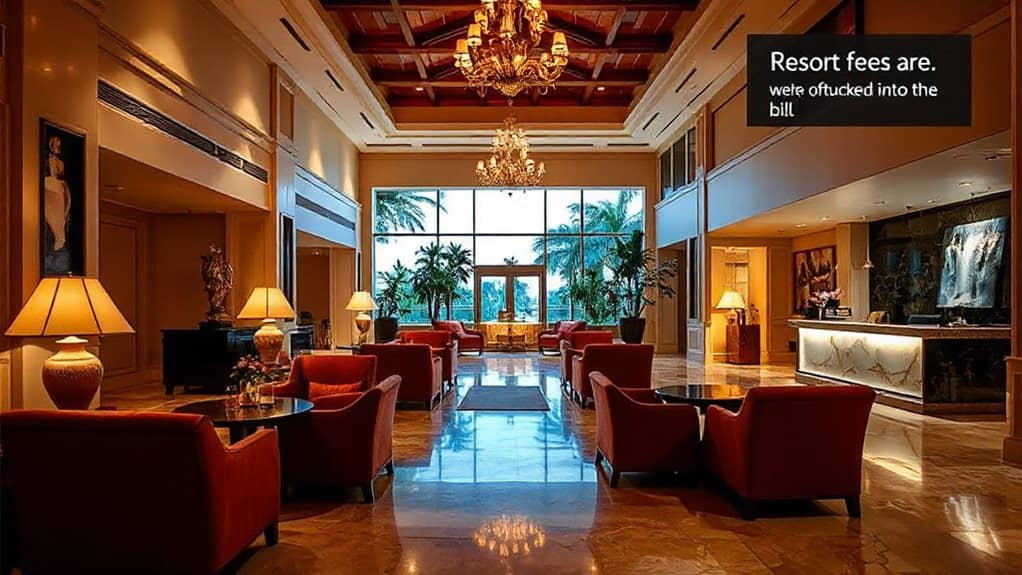 mandatory hotel amenity charges
