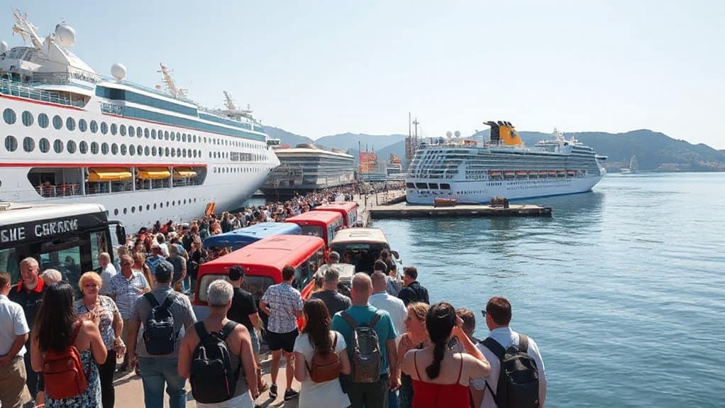 organized port activity bookings