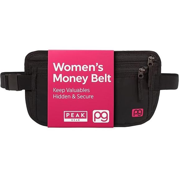 Peak Gear Women's RFID Travel Money Belt