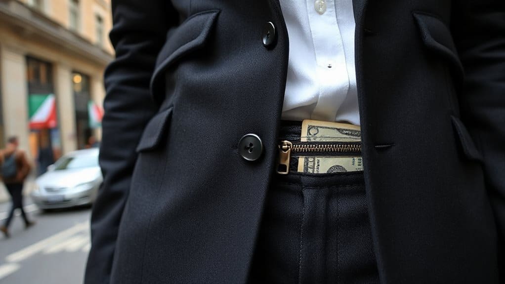 protect valuables while traveling