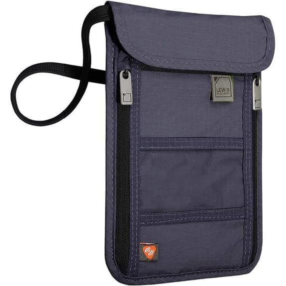 rfid blocking travel wallet