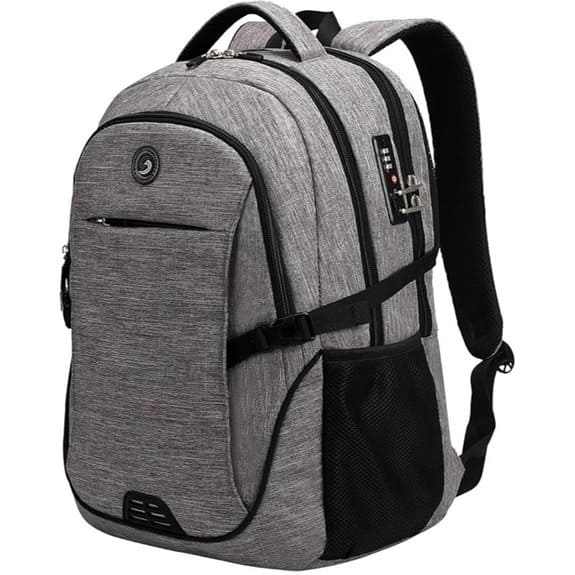 SHRRADOO Anti-Theft Laptop Backpack with Lock