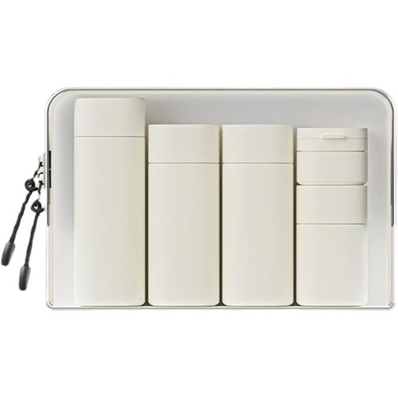 Travel Cream Dispenser Bottles Set (5pcs)