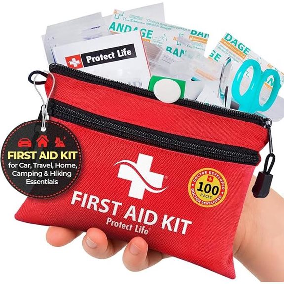 Mini First Aid Kit with Emergency Supplies