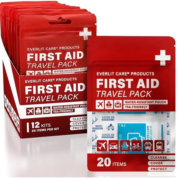 Everlit Care Travel First Aid Kit (12 Pack)
