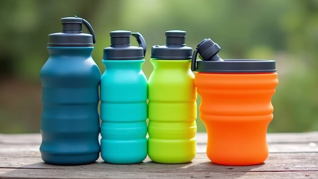travel friendly collapsible water bottles