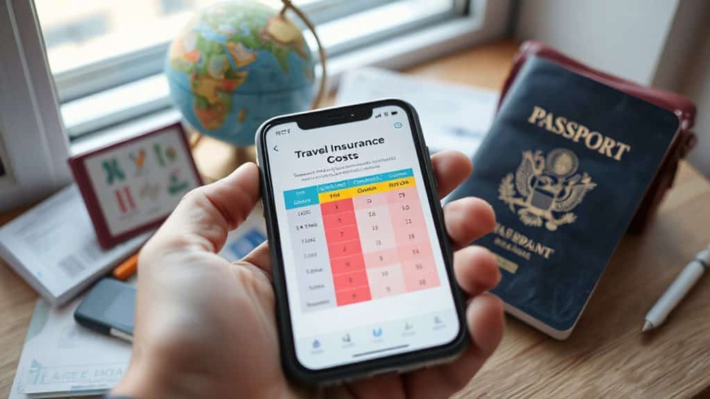 travel insurance cost factors
