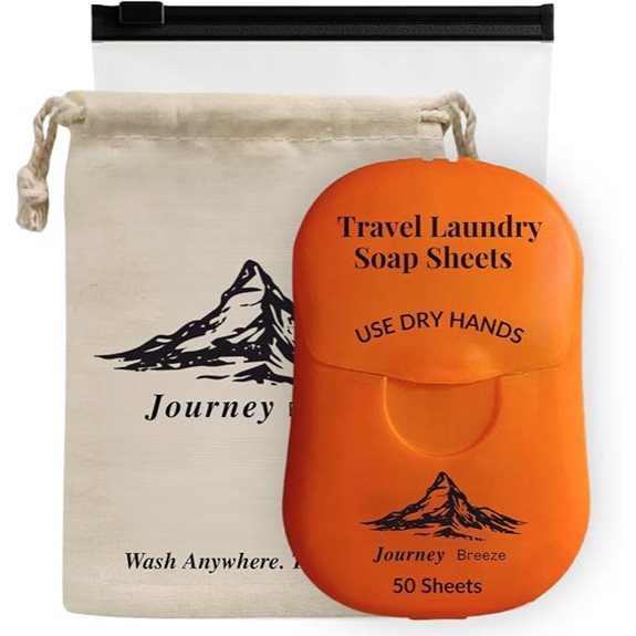 Travel Laundry Detergent Sheets (50 Pack)