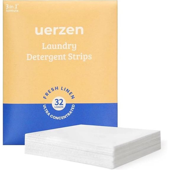 Travel Size Laundry Detergent Sheets Fresh Linen Scent