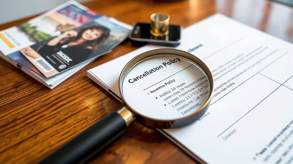 types of hotel cancellation policies