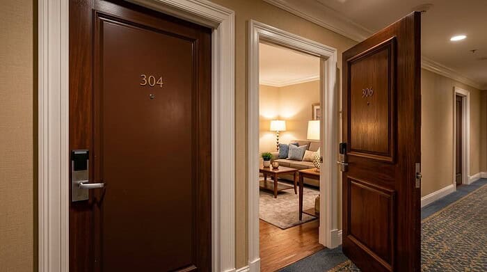types of hotel room access