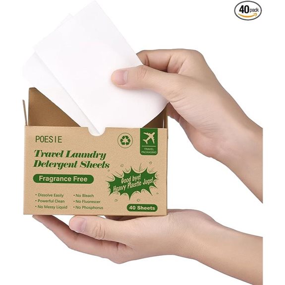 Poesie Laundry Detergent Sheets Unscented 40 Count