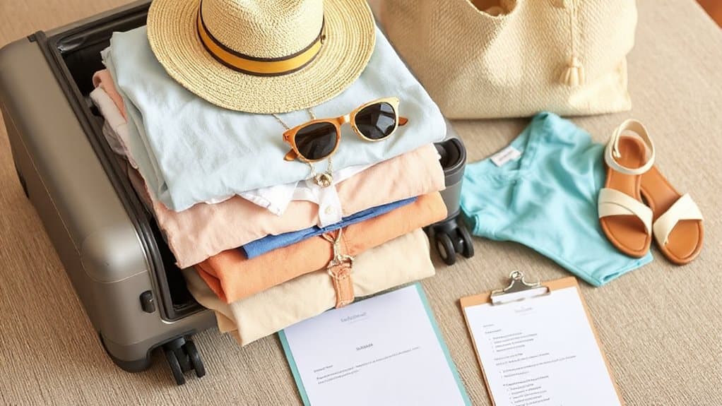 versatile layered travel clothing