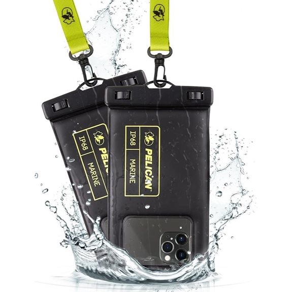 Pelican 2-Pack Waterproof Phone Pouch with Lanyard